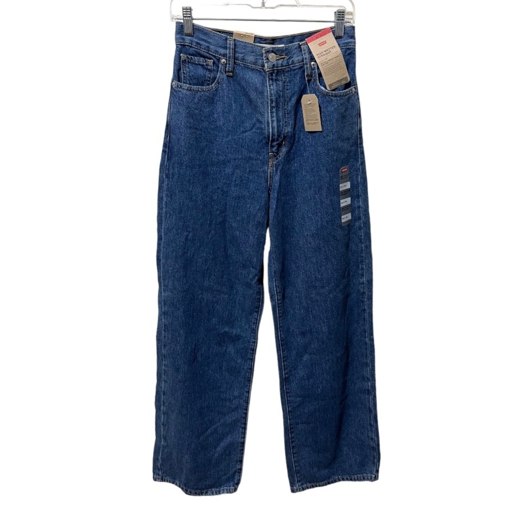 Levi’s High Waisted Straight Blue Jeans Size 26x29 NEW NWT